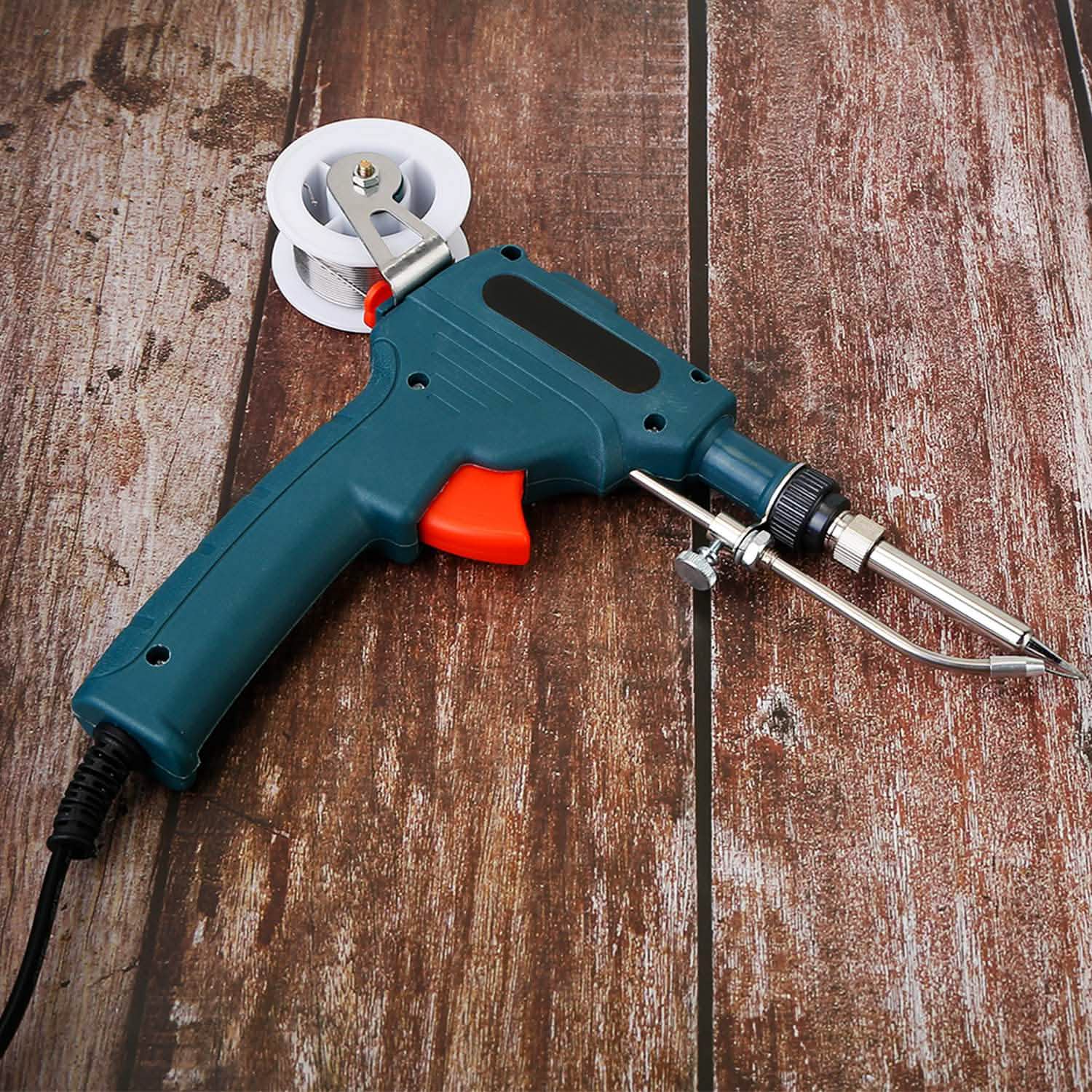 5-in-1 Automatic Hand-Held Soldering Iron Gun Kit
