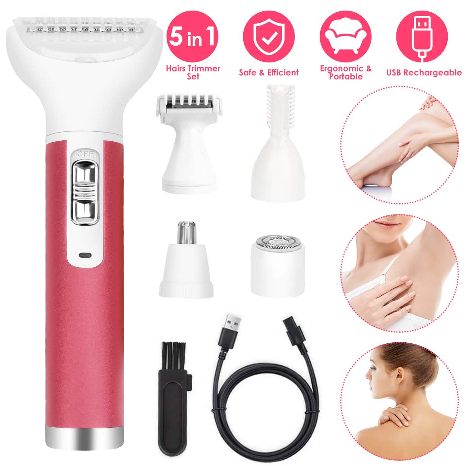 5-in-1 Lady Electric Razor