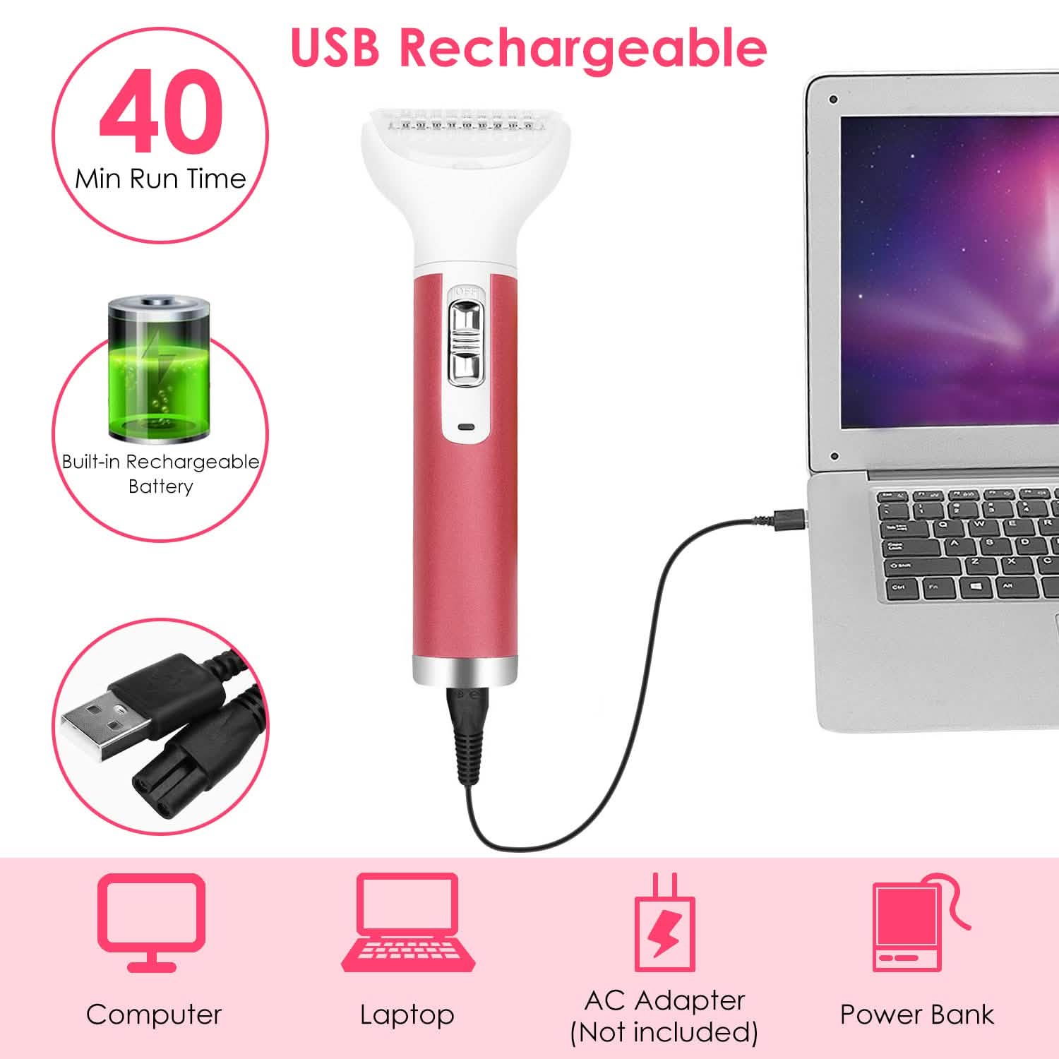5-in-1 Lady Electric Razor