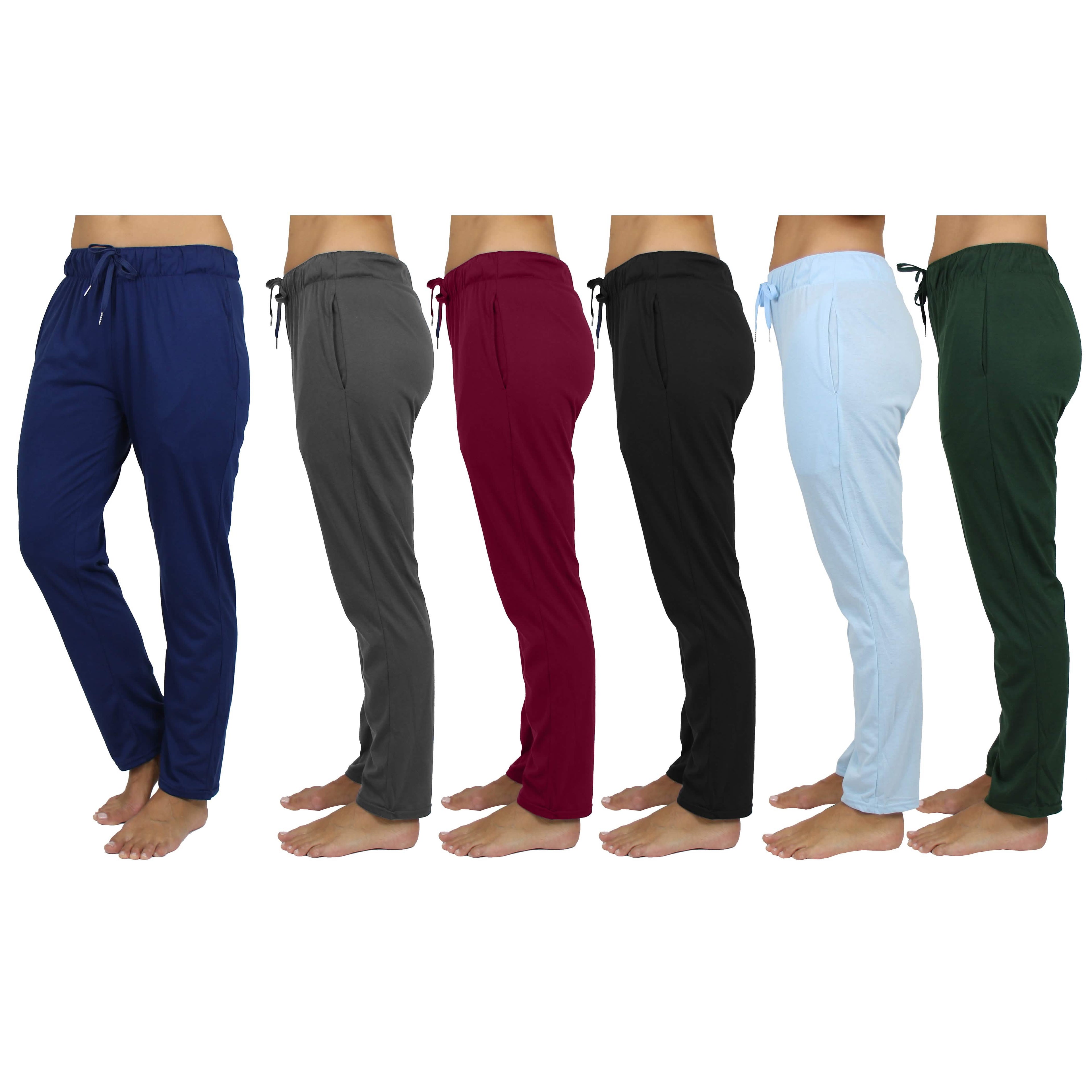 5-Pack: Assorted Women's Classic Lounge Pants