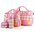 5-Pack: Baby Nappy Diaper Bag Set