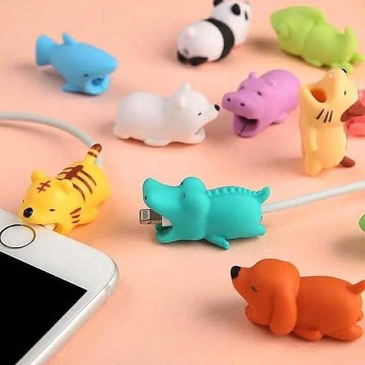 5-Pack: Chompy Animals Cord Protector
