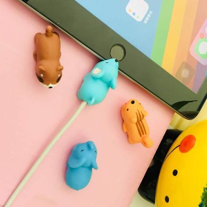 5-Pack: Chompy Animals Cord Protector