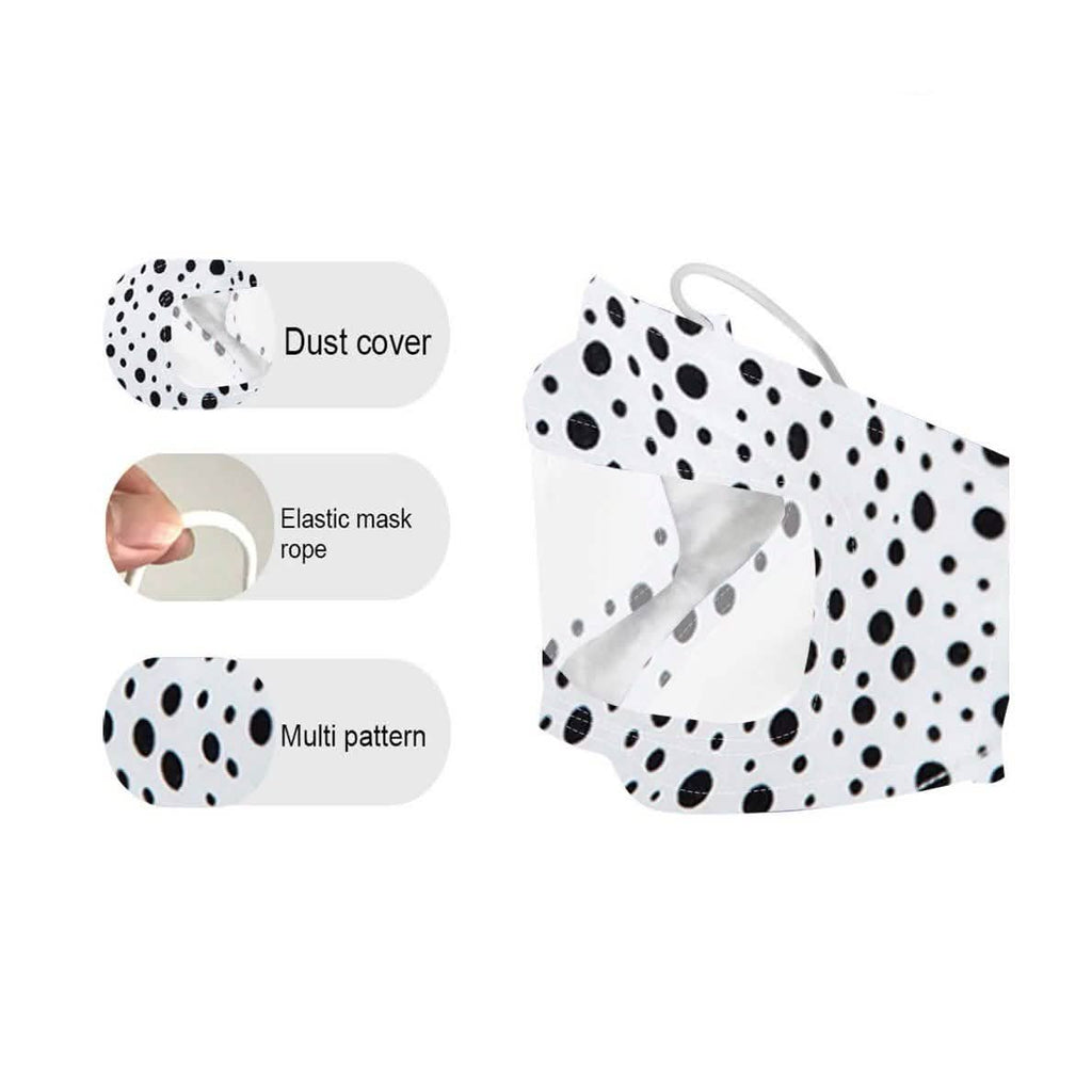 5-Pack: Custom Fashion Smile Communicator Face Mask
