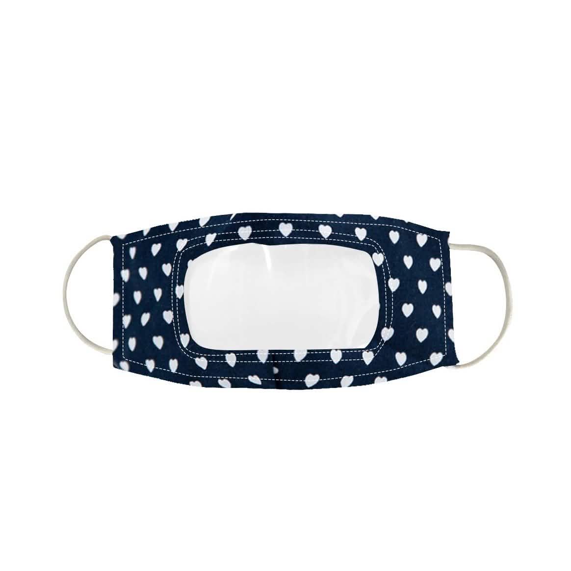 5-Pack: Custom Fashion Smile Communicator Face Mask