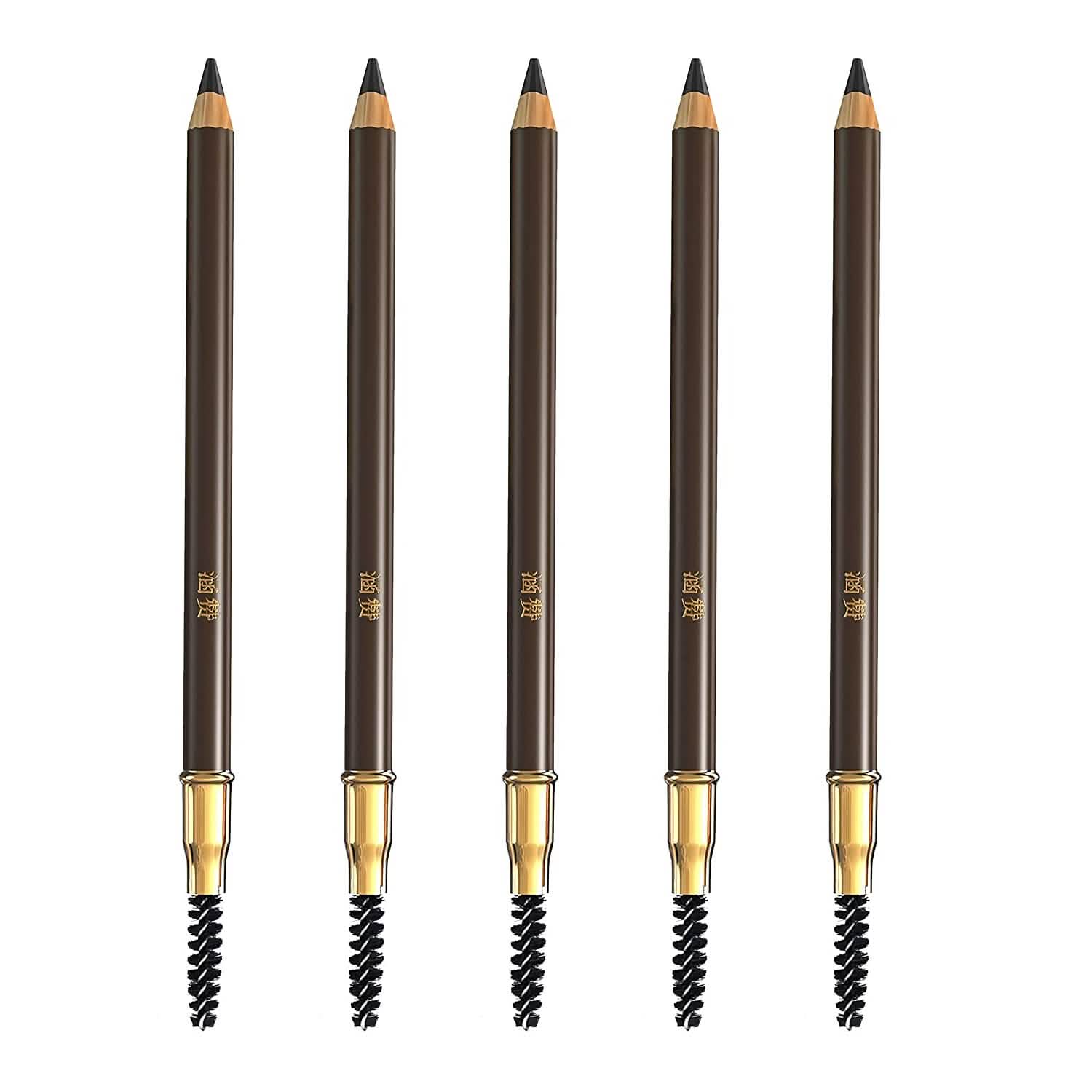 5-Pack: Eyebrow Pencil Longlasting Waterproof Durable Liner