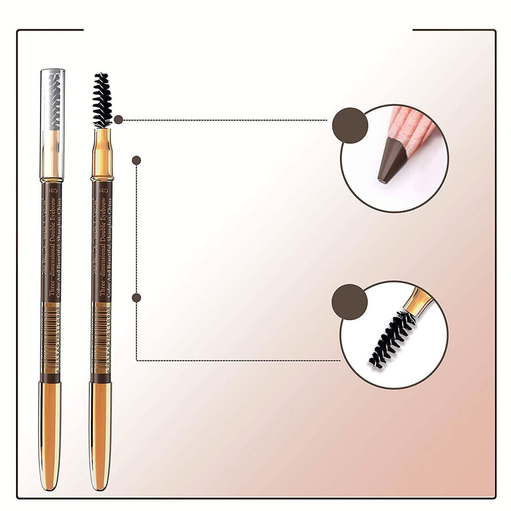 5-Pack: Eyebrow Pencil Longlasting Waterproof Durable Liner