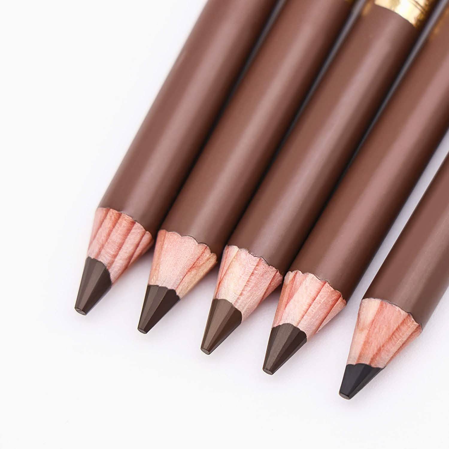 5-Pack: Eyebrow Pencil Longlasting Waterproof Durable Liner