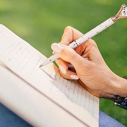 5-Pack: Multi-Color Diamond Ballpoint Pens