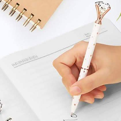 5-Pack: Multi-Color Diamond Ballpoint Pens