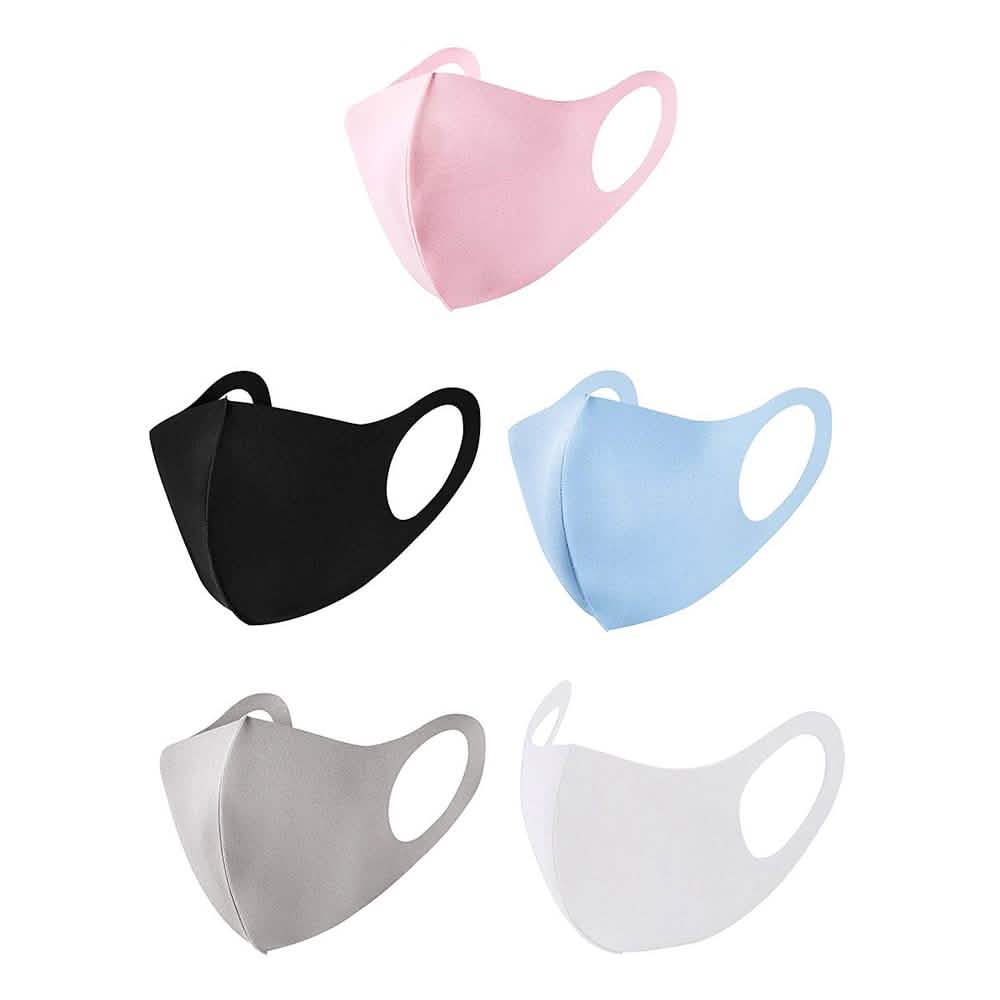 5-Pack: Reusable Fitted Face Mask