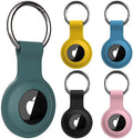 5-Pack: Silicone Airtag Holder with Anti-Lost Keychain