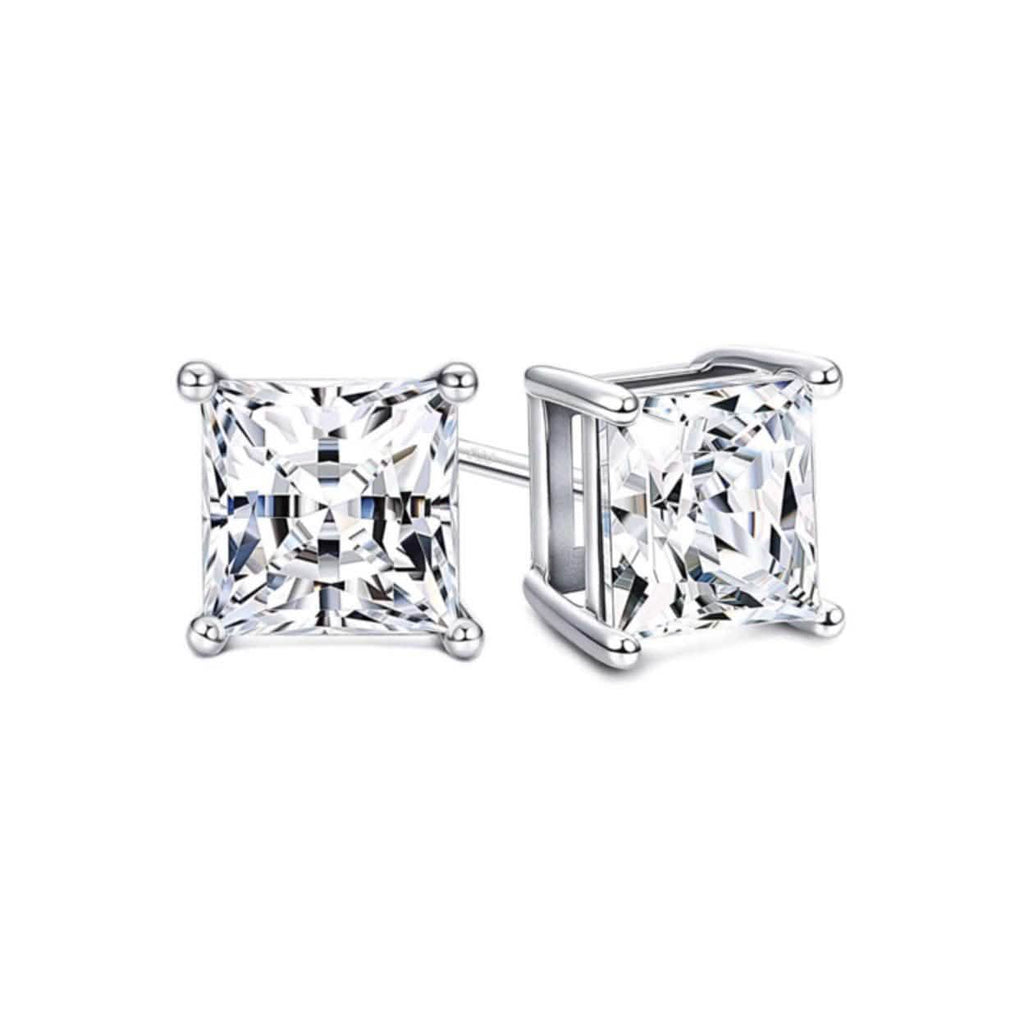 5-Pack: Swarovski Crystal Sterling Silver Stud Earrings For Women