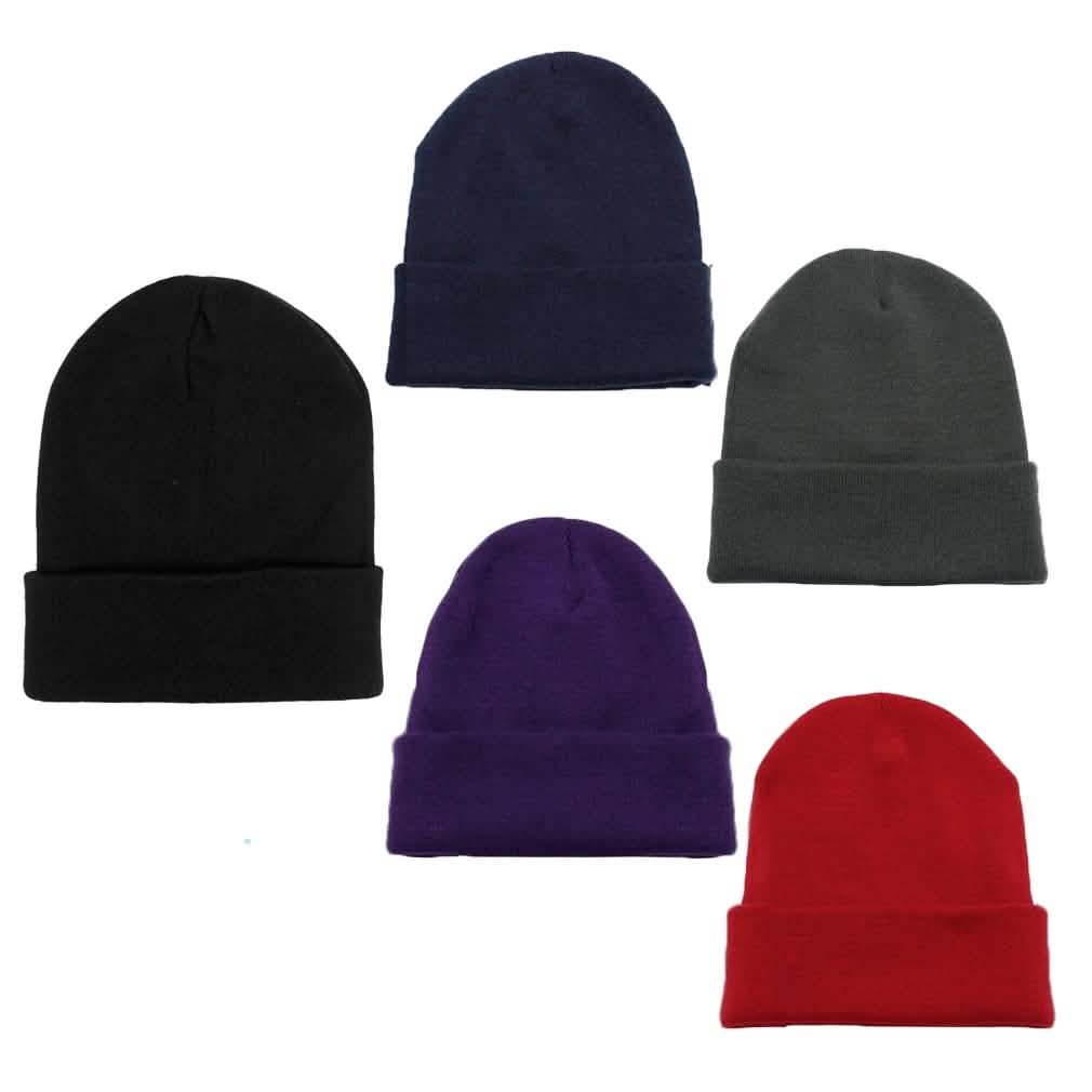5-Pack: Thermal Windproof Winter Beanie Hat