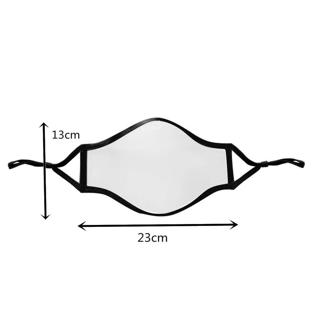 5-Pack: Transparent Face Masks