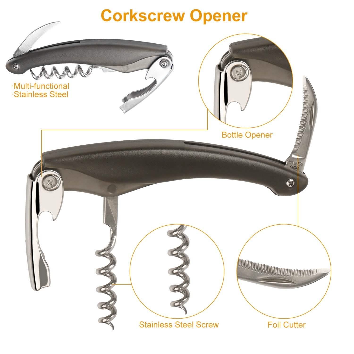 5-Pack: Wine Bottle Opener Set