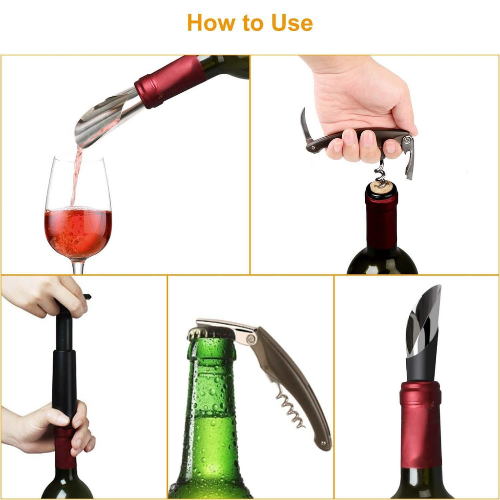 5-Pack: Wine Bottle Opener Set