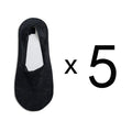 5 Pairs Fashion Women Girls Summer Socks 7 Color Style Lace Flower Short Sock Antiskid Invisible Ankle Socks For Women