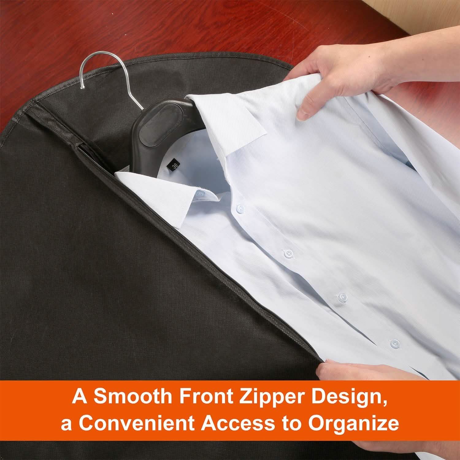5-Piece: 39" Garment Bags Hanging Suit Bags Covers