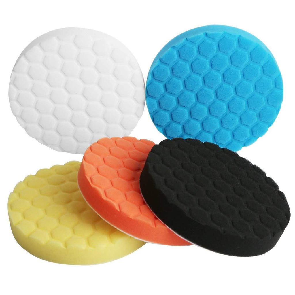 5-Piece: Car Polishing Sponge Pads