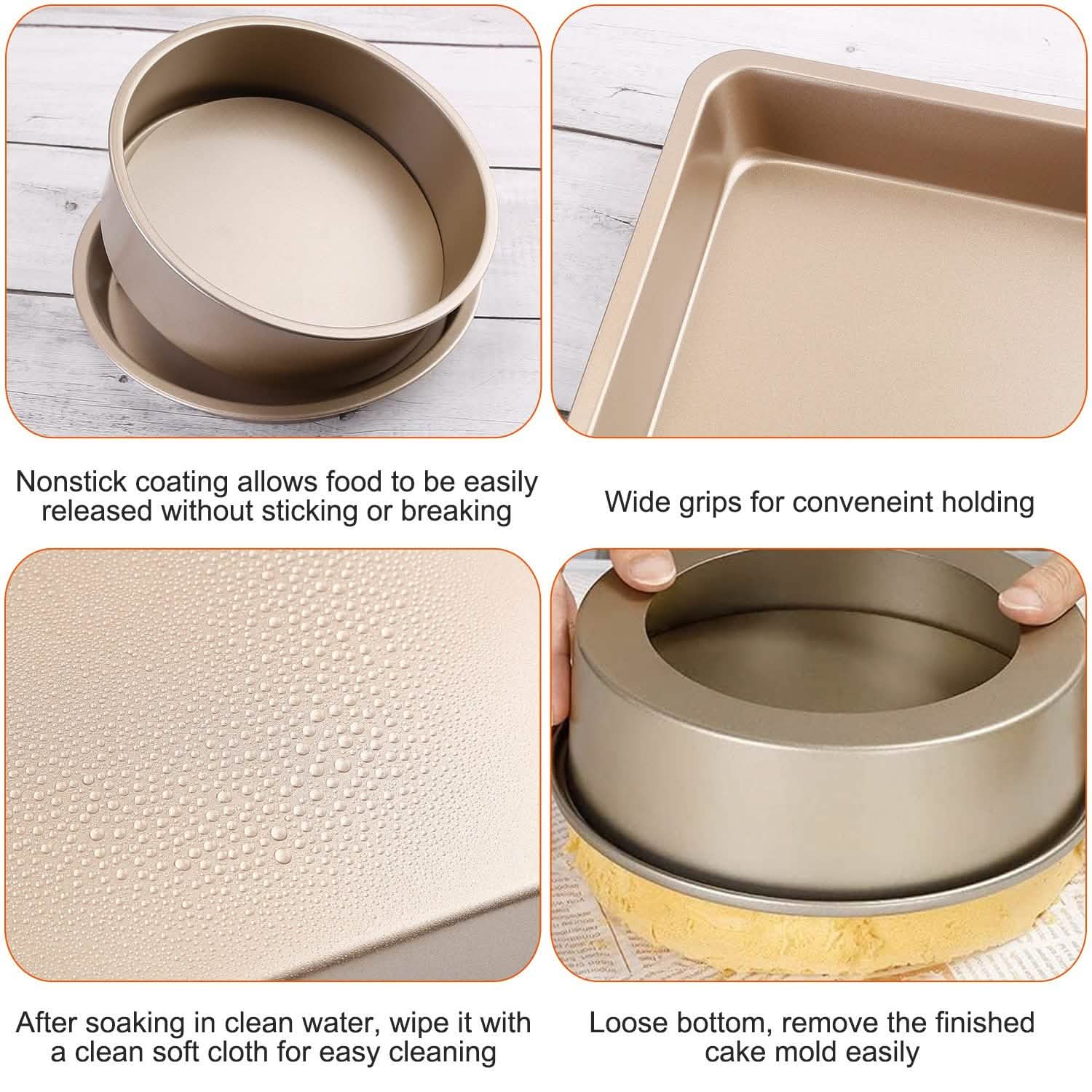 5-Piece: Nonstick Bakeware Set