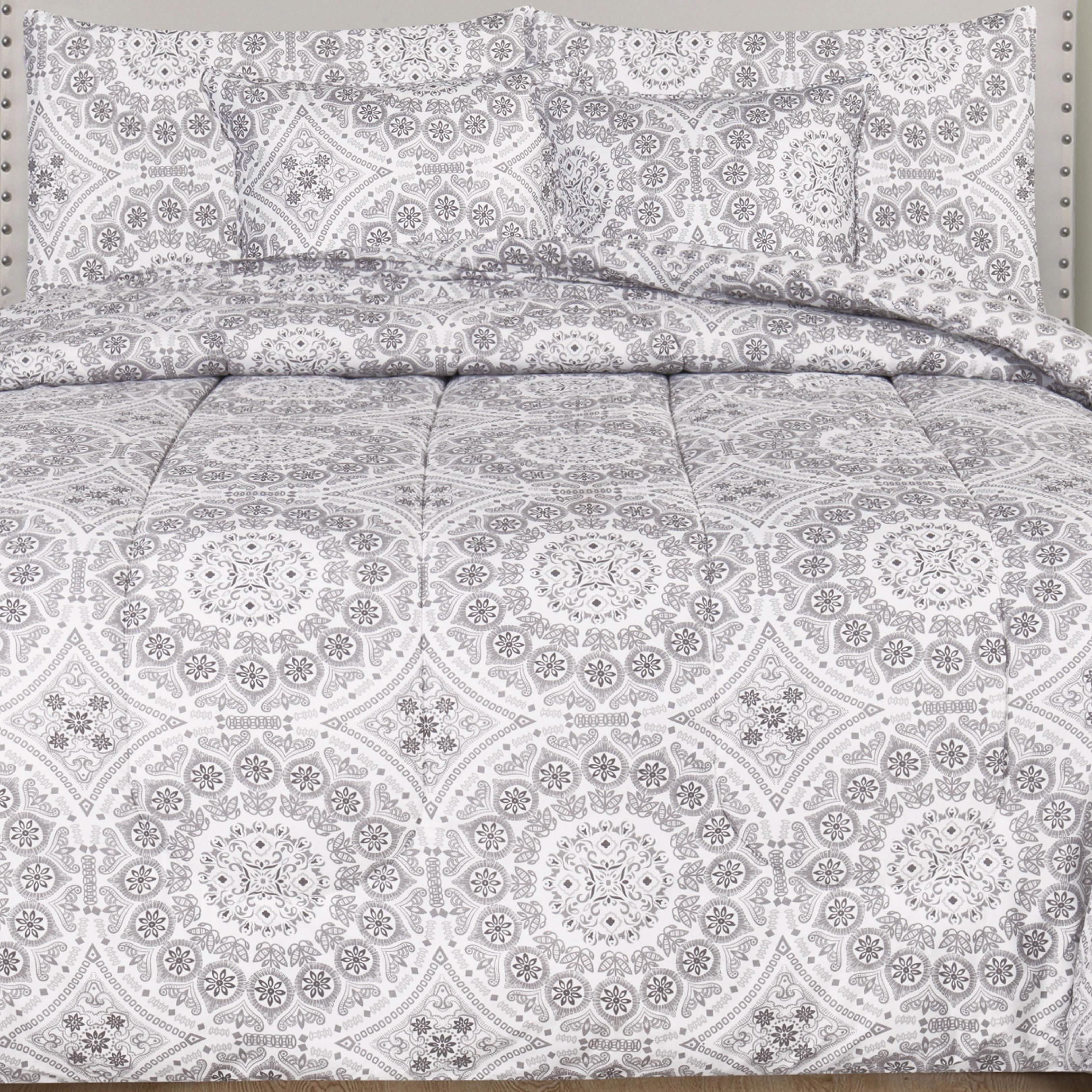 5-Piece: Reversible Comforter Set