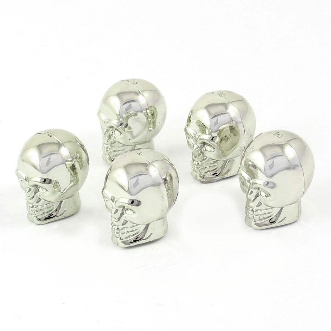 5-Piece Set: Skull Bike Valve Covers