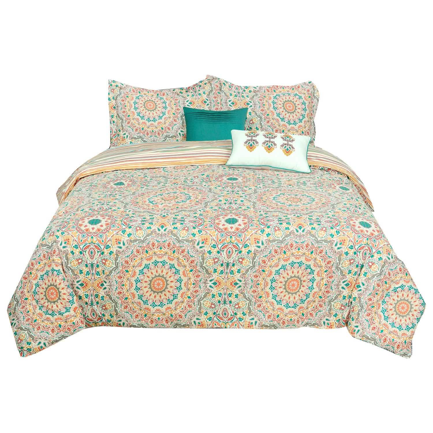 5-Piece: Sloane Street Cozumel Medallion Comforter Set