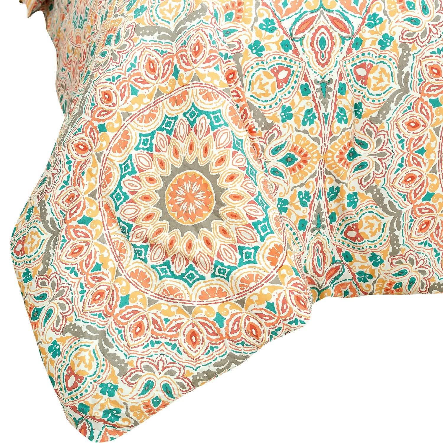 5-Piece: Sloane Street Cozumel Medallion Comforter Set