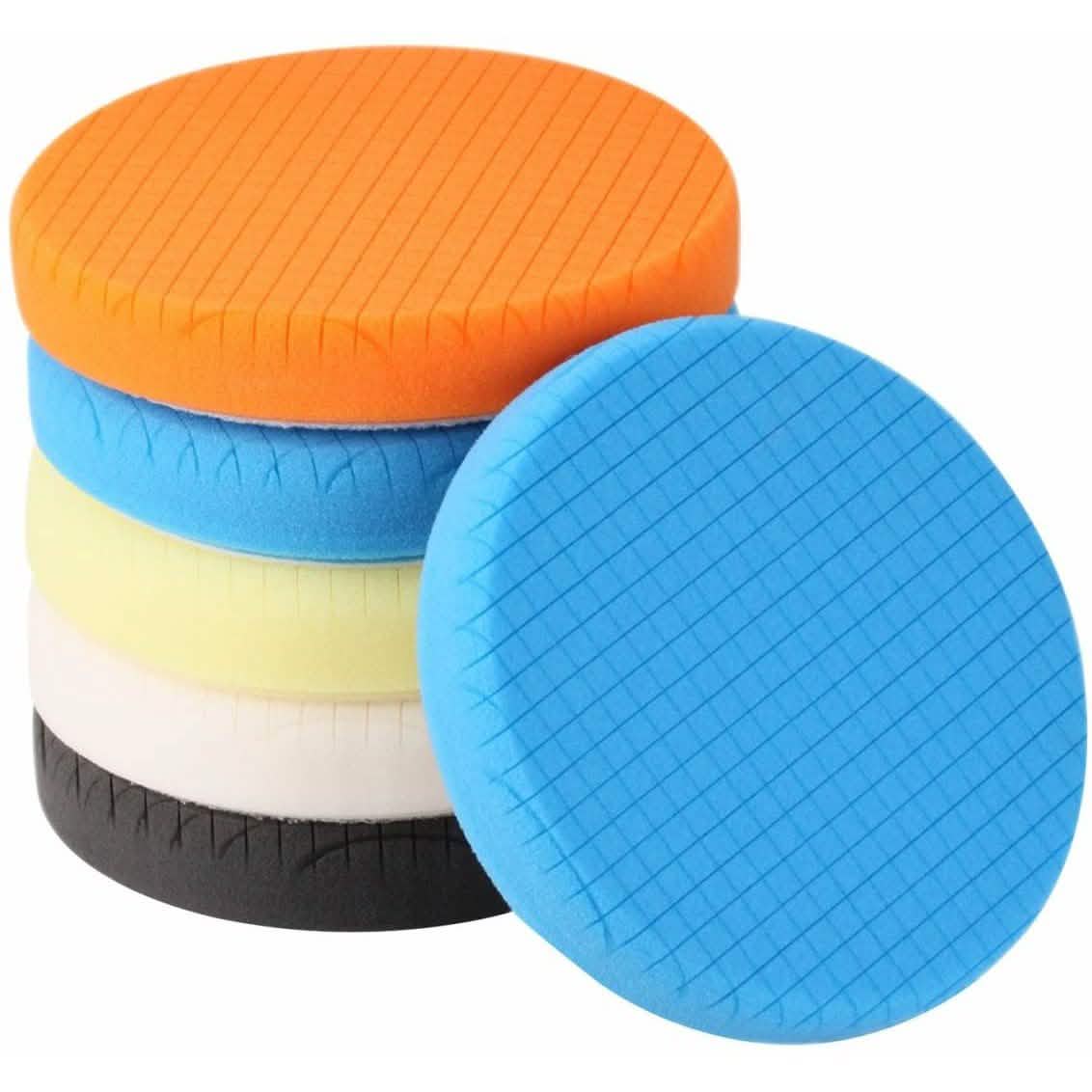 5-Pieces: Buffing Polishing Sponge Pads for Car