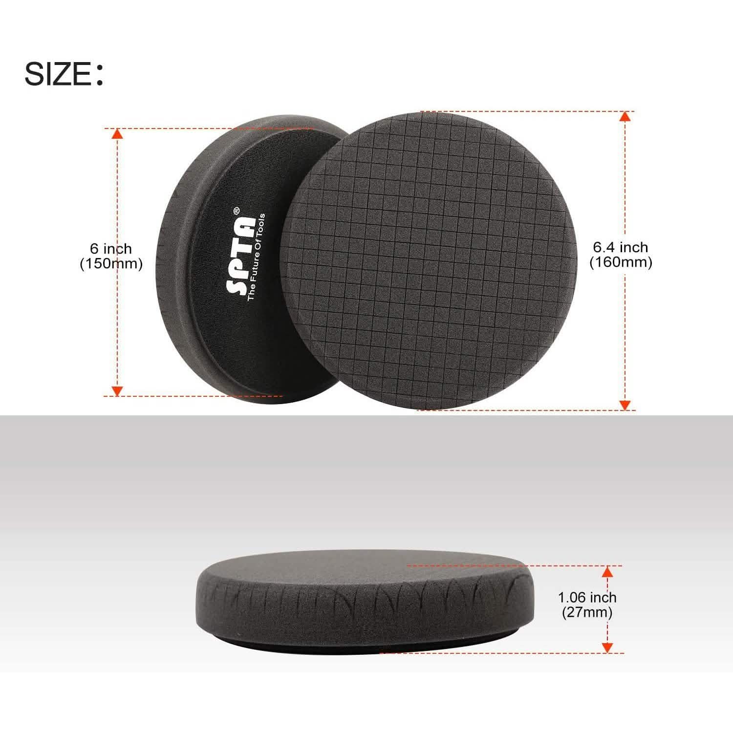 5-Pieces: Buffing Polishing Sponge Pads for Car