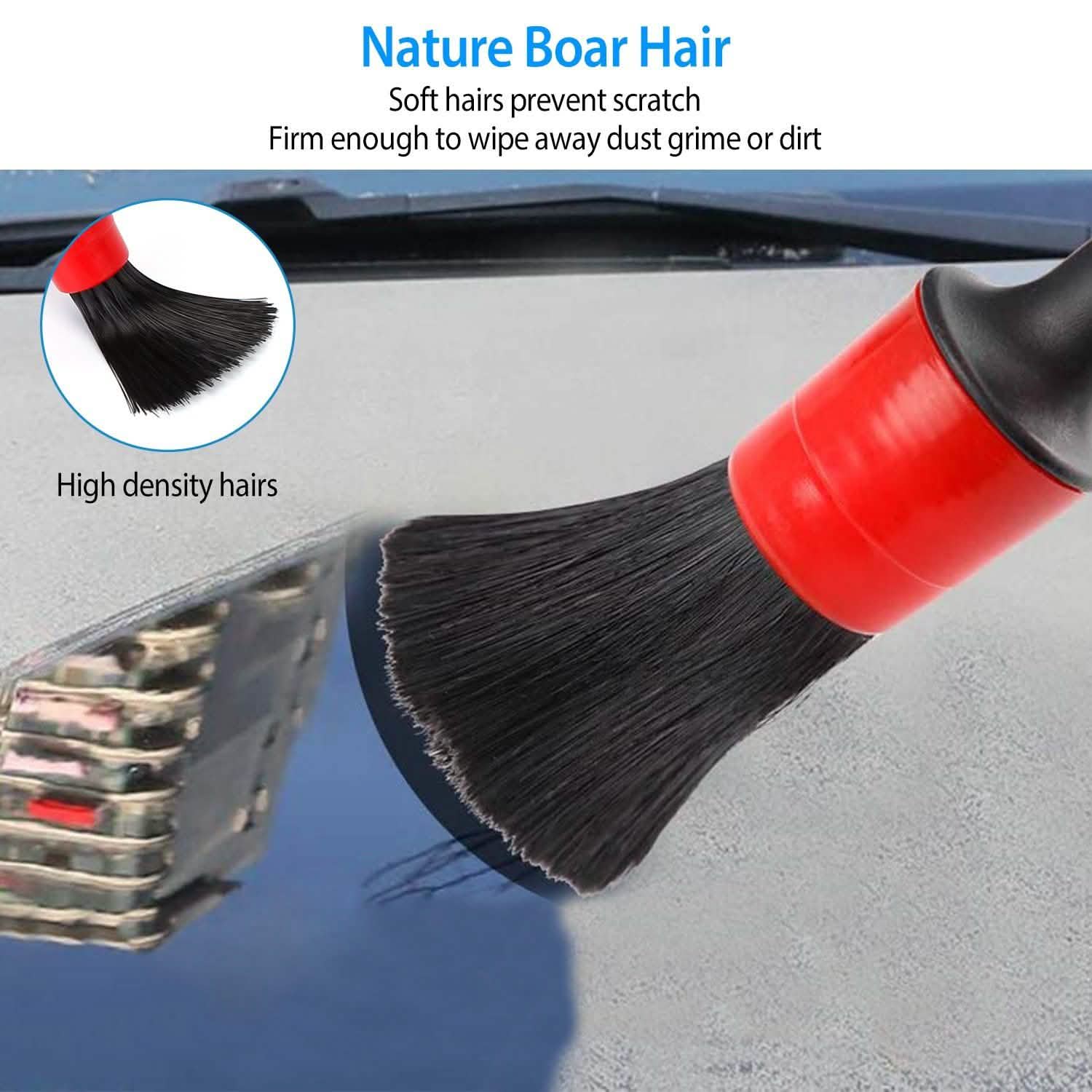 5-Pieces: Car Detailing Brush Set
