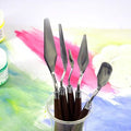 5-Pieces: Palette Steel Oil For Professional Stainless Knife Tool Painting Spatula