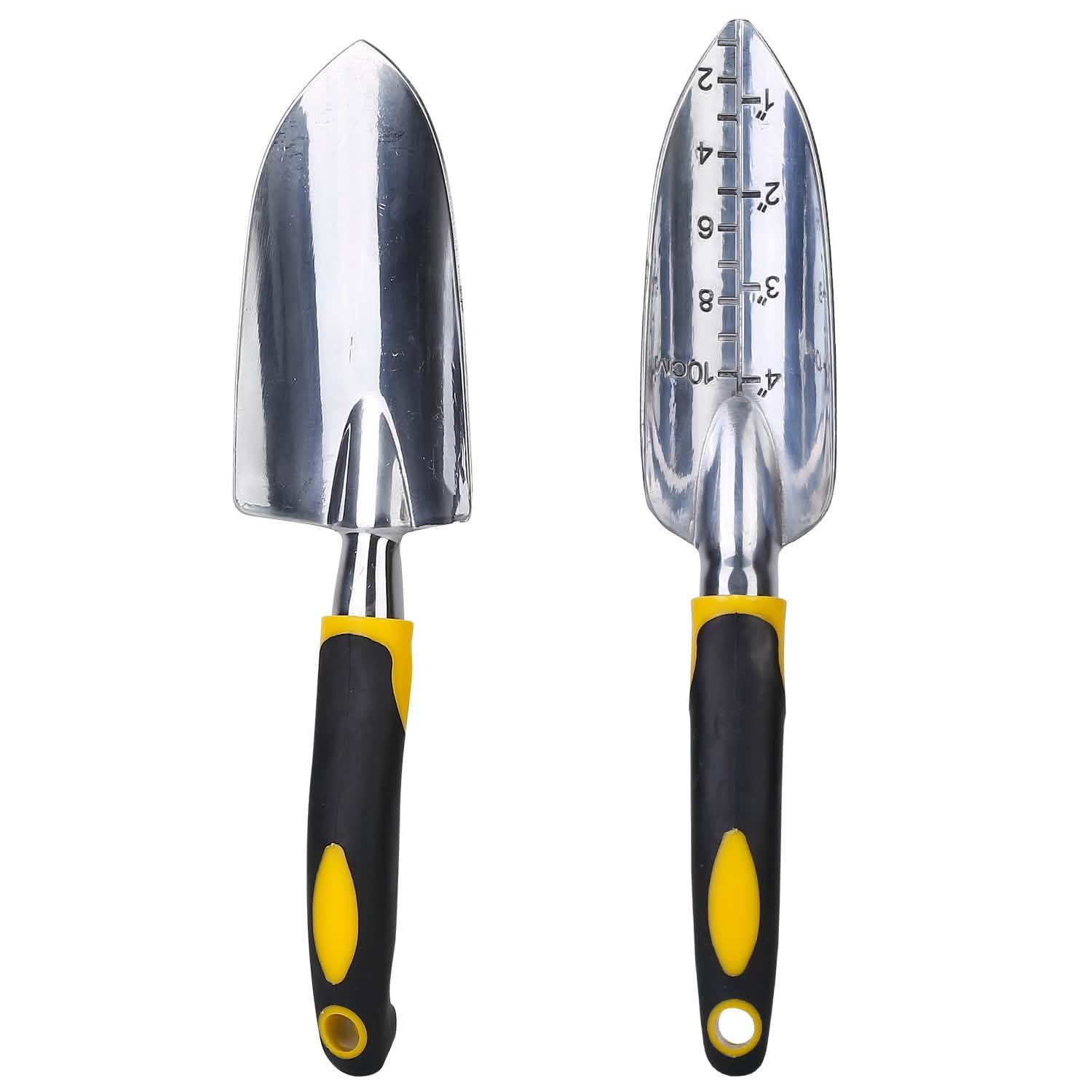 5-Pieces Set: Heavy Duty Garden Tool Set with Non-Slip Handle