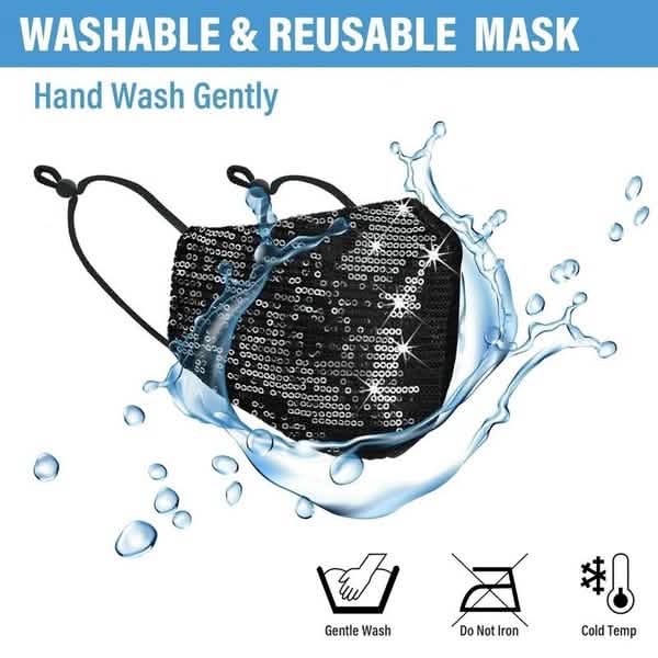 5-Pieces: Women Diamond Anti-Dust Mask