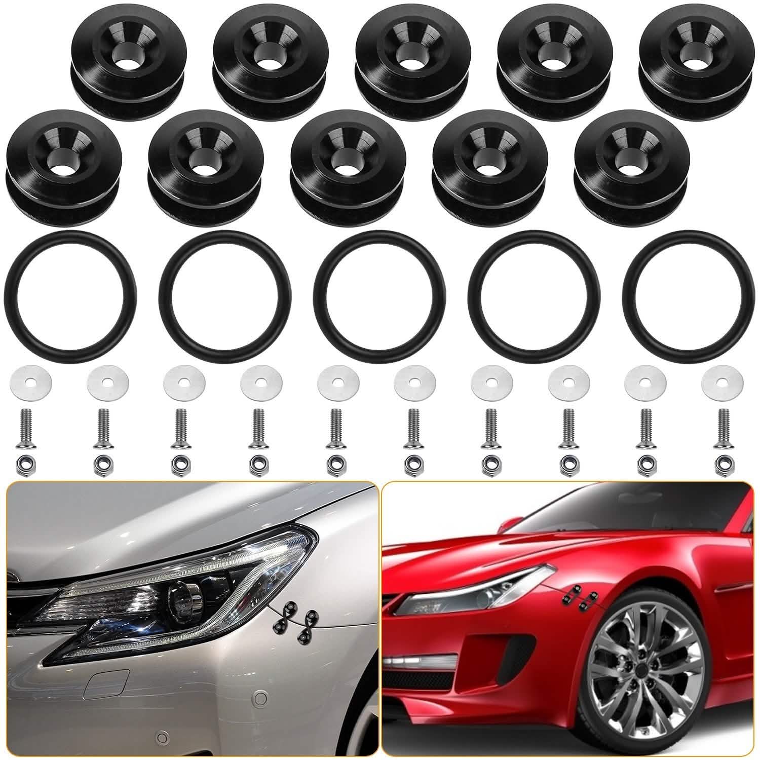 5-Set: Car Quick Release Bumper Fasteners