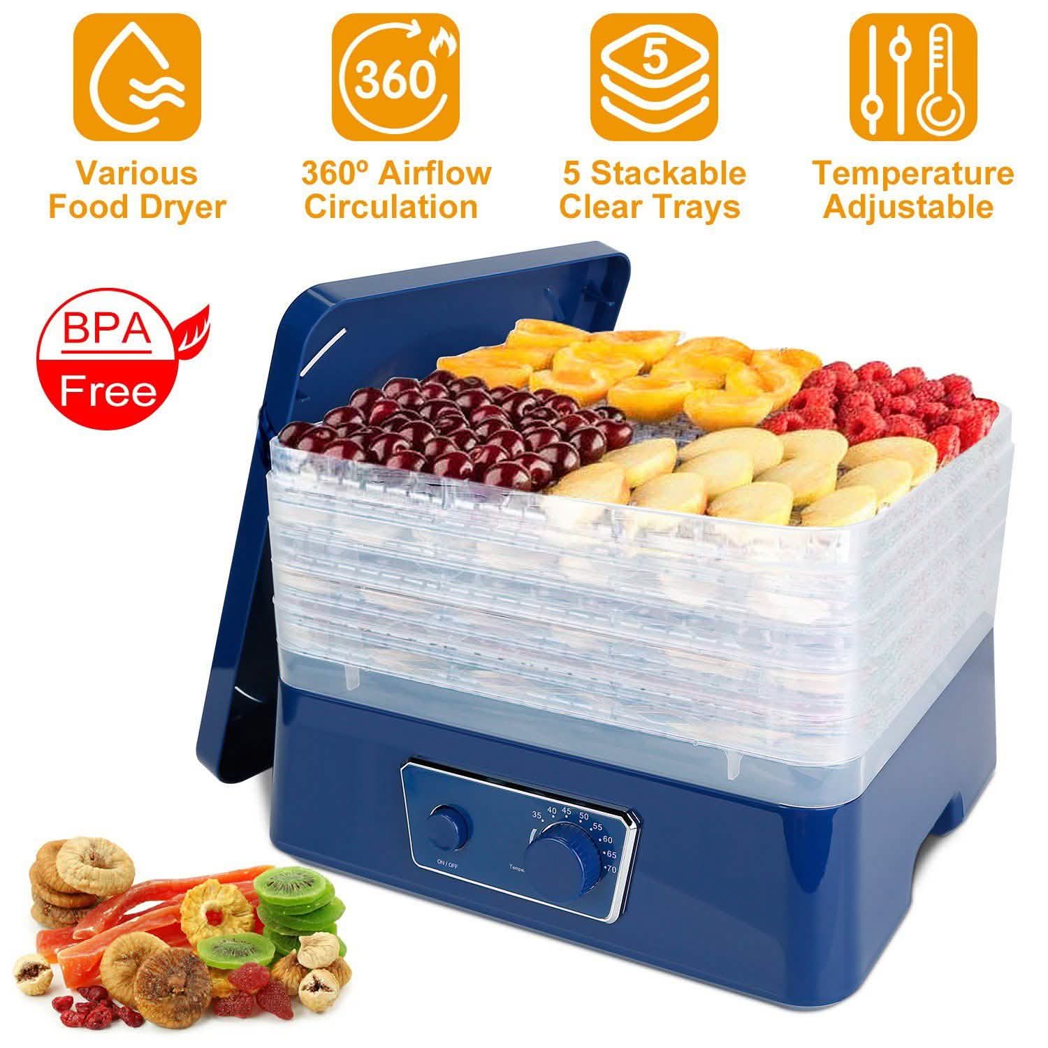 5-Tray Electric Food Dehydrator