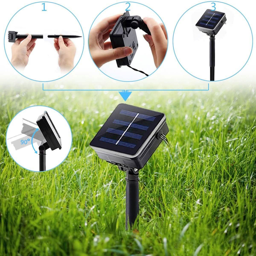 50 LED Fairy Flower Blossom Solar String Lights