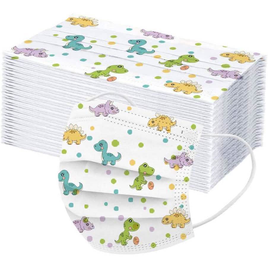 50-Pack: Disposable Face Mask For Kids