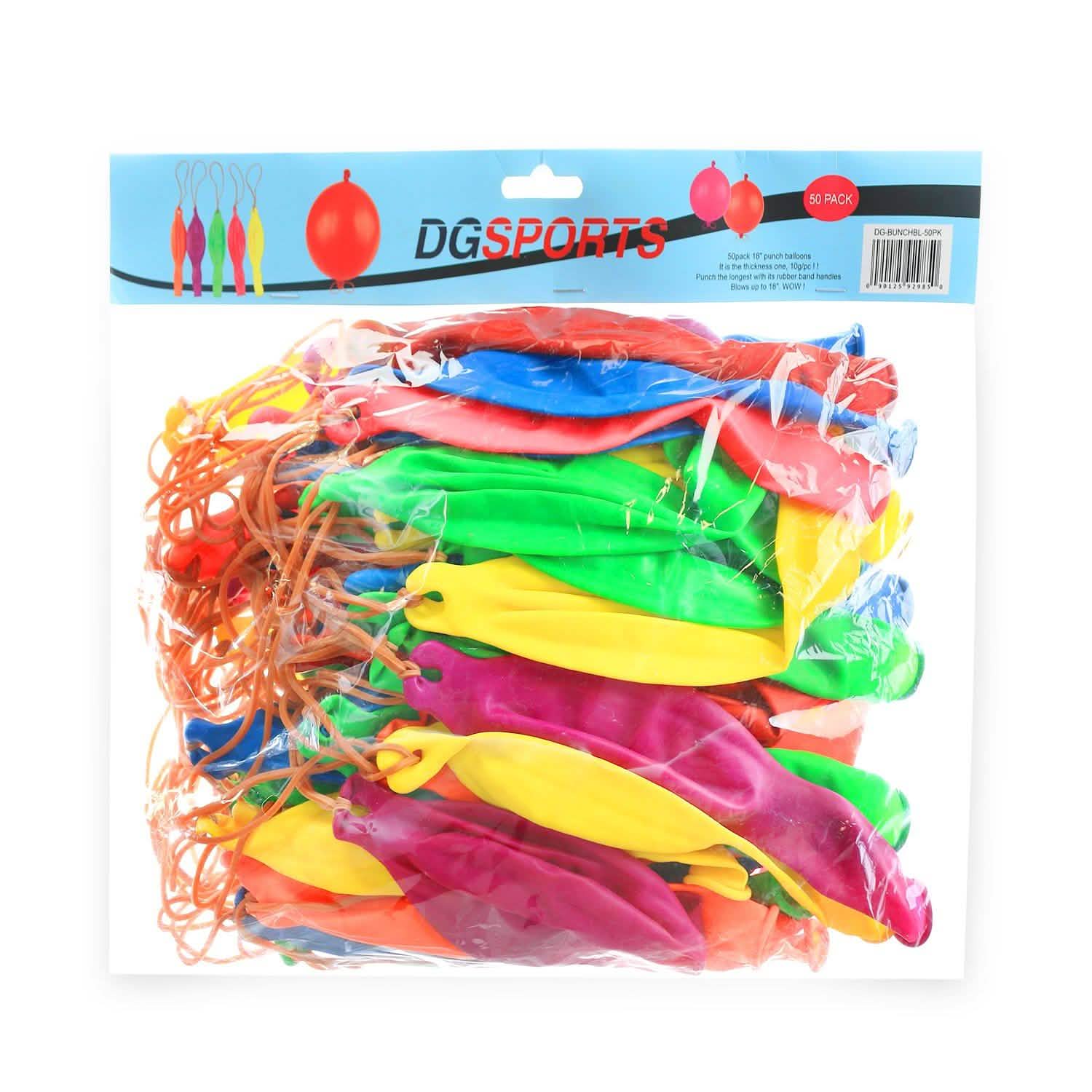 50-Pack: Jumbo Punching Ball Balloons for Parties