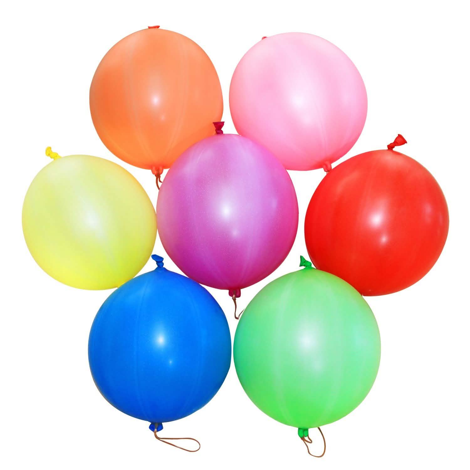 50-Pack: Jumbo Punching Ball Balloons for Parties