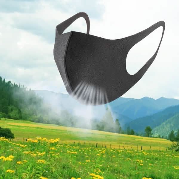 50-Pack: Reusable Double Layer Dustproof Sponge Mouth Mask