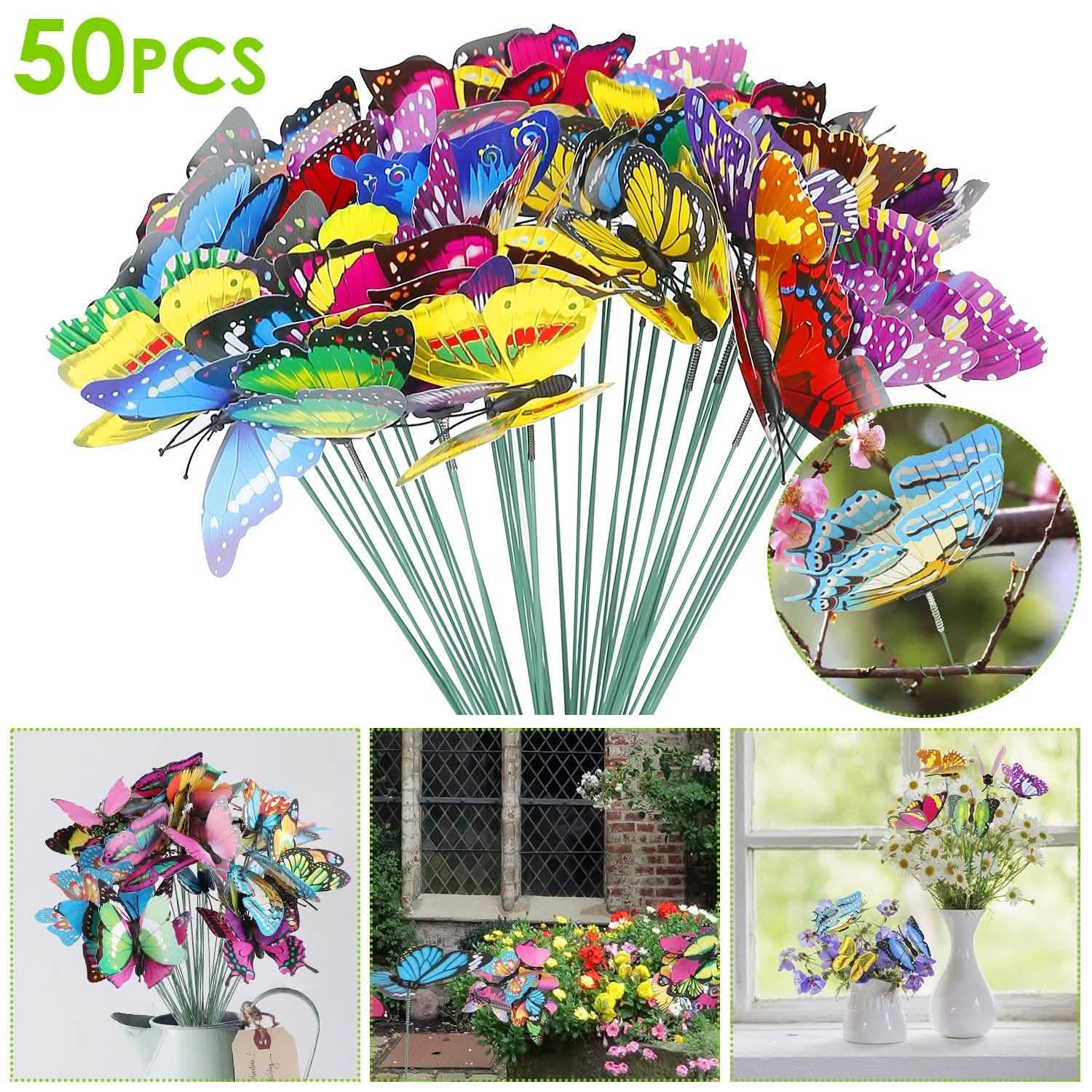 50-Piece: Butterfly Stake Ornament