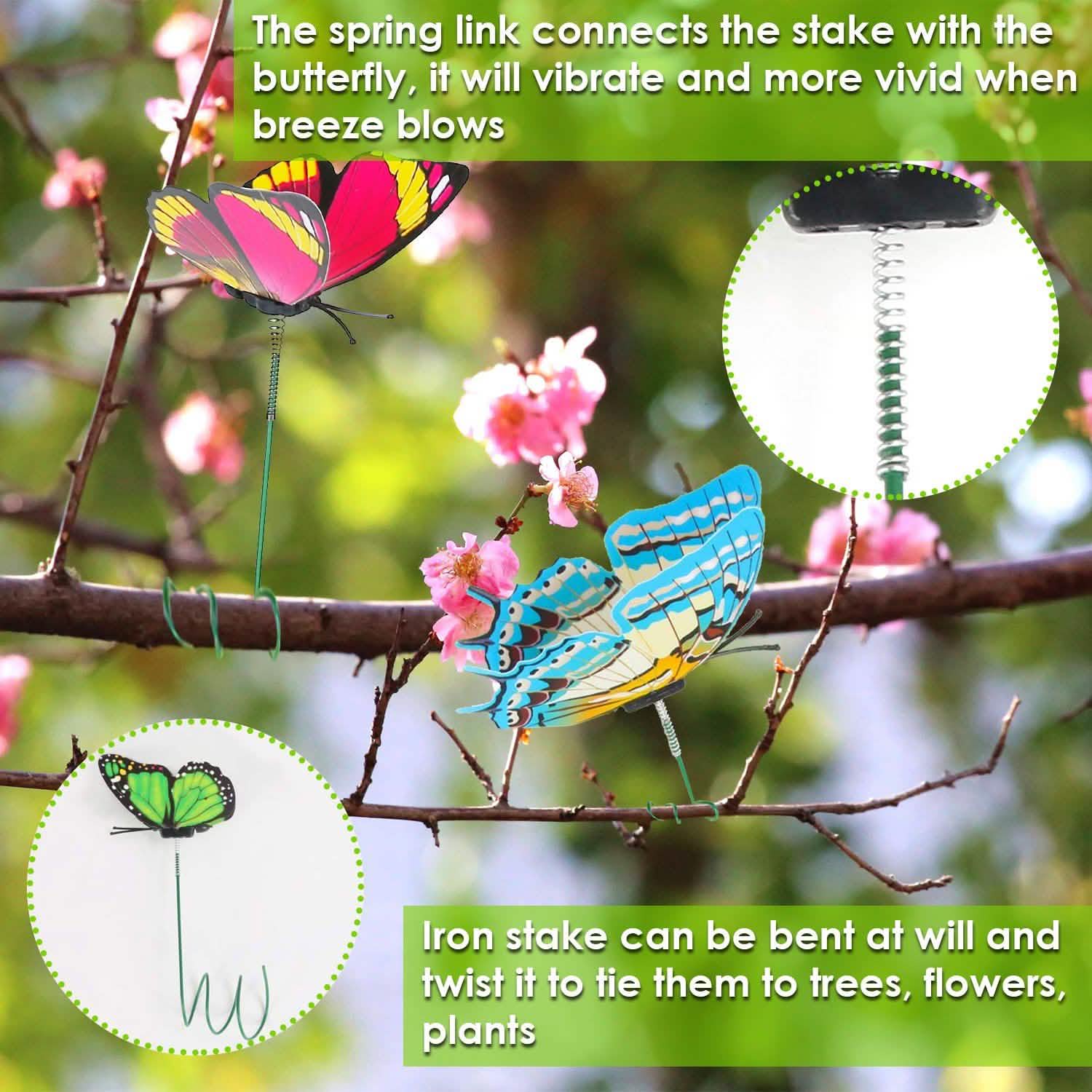 50-Piece: Butterfly Stake Ornament