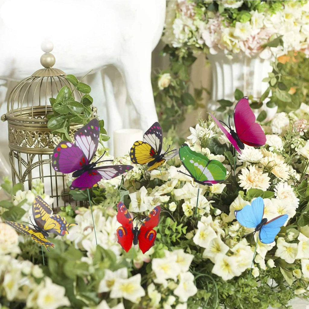 50-Piece: Butterfly Stake Ornament