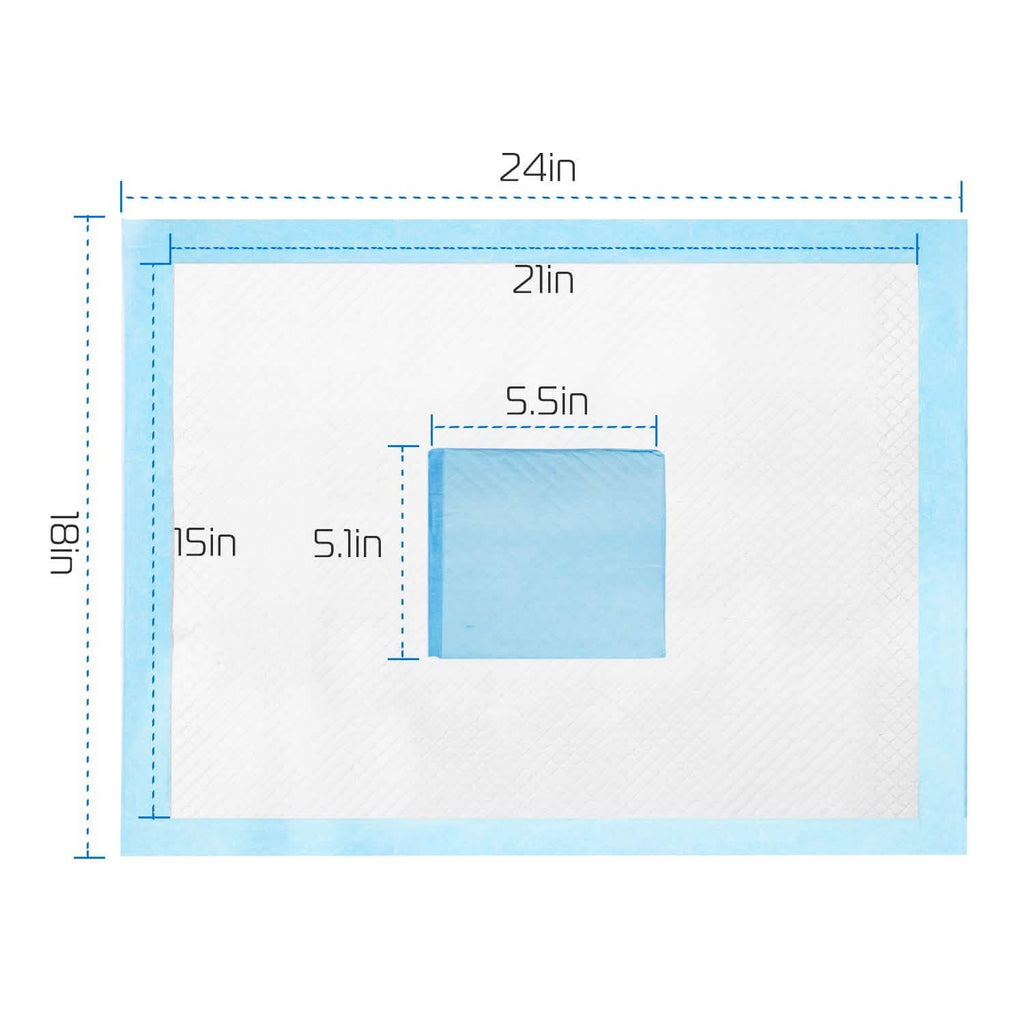 50-Piece: Dog Training Pads