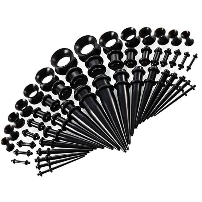 50-Piece: Ear Stretching Kit