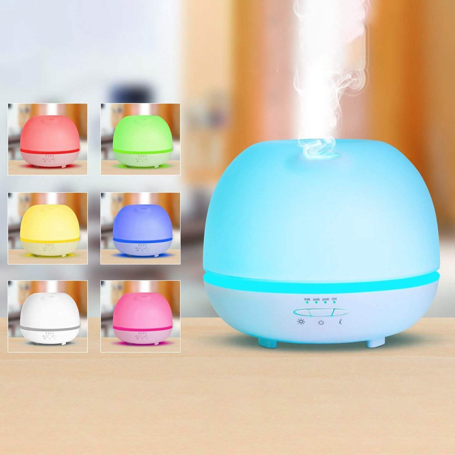 500 ML Cool Mist Aromatherapy Essential Oil Diffuser