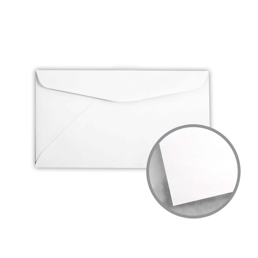 500 Pieces: Printmaster White Envelopes - No. 6 3/4 Regular