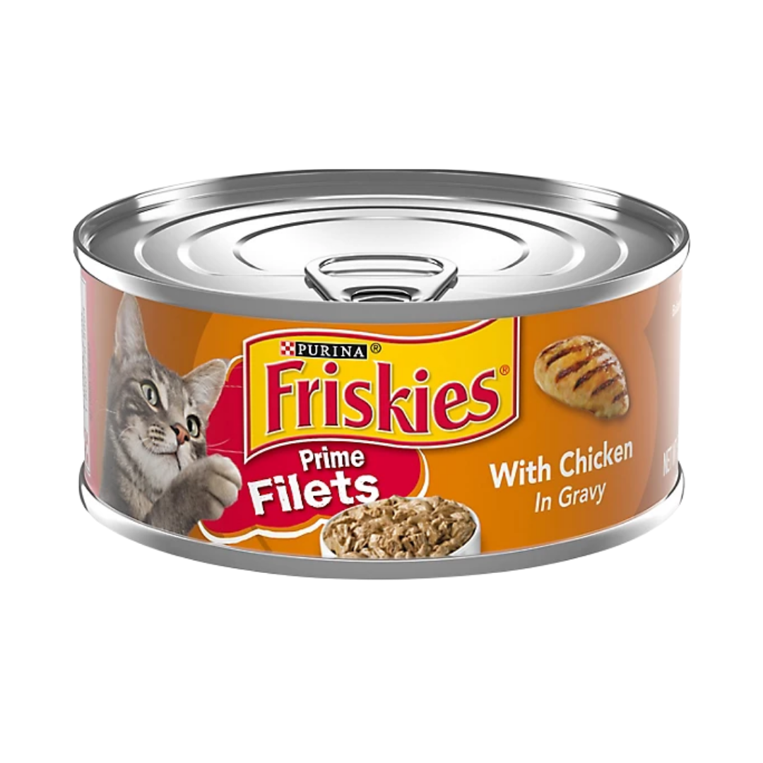 Purina Friskies Prime Filets with Chicken in Gravy Wet Cat Food (5.5 oz)